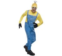 Rubie's Disfraz oficial de Kevin de Minion para adultos, estándar, amarillo
