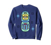 Minions 8-bit Flip Phone Pixel Retro Sudadera