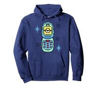 Minions 8-bit Flip Phone Pixel Retro Sudadera con Capucha