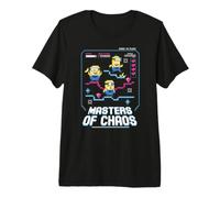 Minions 8-bit Free To Play Masters of Chaos Camiseta Premium