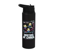 Minions 8-bit Free To Play Masters Of Chaos Stainless Steel Insulated Water Bottle