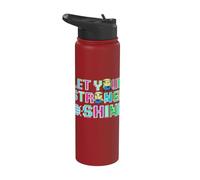 Minions 8-bit Let Your Strange Shine Stainless Steel Insulated Water Bottle