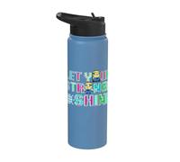 Minions 8-bit Let Your Strange Shine Stainless Steel Insulated Water Bottle