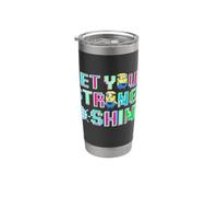 Minions 8-bit Let Your Strange Shine Vaso térmico de acero inoxidable de doble pared