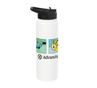 Minions Advancing Through Mistakes Stainless Steel Insulated Water Bottle