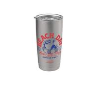 Minions Beach Day Summer Vibes Vaso térmico de acero inoxidable de doble pared