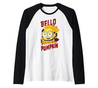 Minions Bello Pumpkin Bob Camiseta Manga Raglan