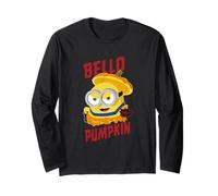 Minions Bello Pumpkin Bob Manga Larga