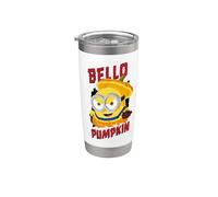 Minions Bello Pumpkin Bob Vaso térmico de acero inoxidable de doble pared