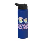 Minions Bob and Stuart Looking Fresh Selfie Stainless Steel Insulated Water Bottle