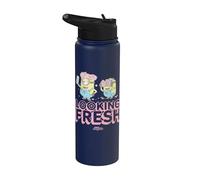 Minions Bob and Stuart Looking Fresh Selfie Stainless Steel Insulated Water Bottle