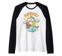 Minions Bob and Tim Fluftastic! Camiseta Manga Raglan