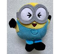 Schmidt Spiele 42726 Minions - Peluche de Bob riendo, 14 cm, Multicolor