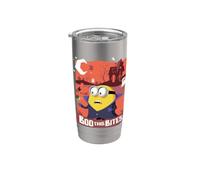 Minions Boo This Bites Belloween Vaso térmico de acero inoxidable de doble pared