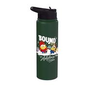 Minions Bound For The Holidays Festive Stainless Steel Insulated Water Bottle