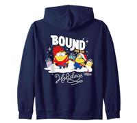 Minions Bound For The Holidays Festive Sudadera con Capucha