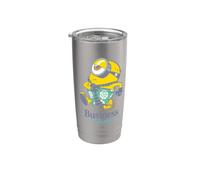 Minions Business Casual Front & Back Vaso térmico de acero inoxidable de doble pared