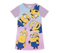 Minions Camisón para niñas Despicable Me/GRU: Mi Villano Favorito, Morado - 7-8 Años: 128cm