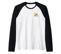 Minions Cuter Than Cupid Front & Back Camiseta Manga Raglan