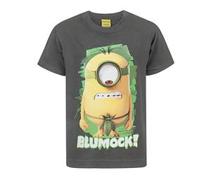 Minions Despecable Camiseta Niños Niños Niños Carácter Charcoal Top 7-8 años