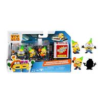 Minions Despicable Me 4 4 Paquetes de Figuras de autobús de Fiesta | Figuras coleccionables de 5,8 cm | El Paquete Tiene 3 Figuras visibles más 1 Figura Sorpresa Oculta