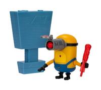 MINIONS Despicable Me 4 Launch & Blast Mega Mel Action Figure | Push Down on Mel's Head to Fire His Blaster | Collect All 5 | All with A Different Play Feature and Accessories