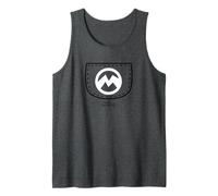 Minions Evil Minion “M” Faux Pocket Graphic Camiseta sin Mangas