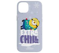 Minions Extra Chill Christmas Holiday Carcasa para iPhone 14 Plus
