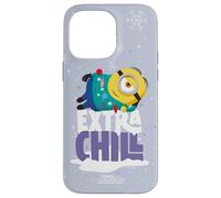 Minions Extra Chill Christmas Holiday Carcasa para iPhone 14 Pro MAX