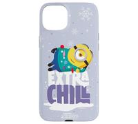 Minions Extra Chill Christmas Holiday Carcasa para iPhone 15 Plus
