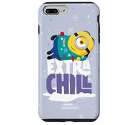 Minions Extra Chill Christmas Holiday Carcasa para iPhone 7 Plus/8 Plus