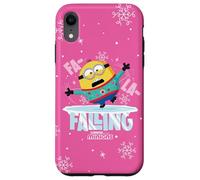 Minions FA La La Falling Christmas Holiday Carcasa para iPhone XR