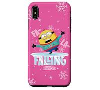 Minions FA La La Falling Christmas Holiday Carcasa para iPhone XS MAX