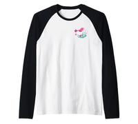 Minions Fluffy The Unicorn Front & Back Camiseta Manga Raglan