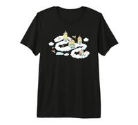 Minions Fluffy Unicorn In The Clouds Camiseta Premium