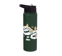 Minions Fluffy Unicorn In The Clouds Stainless Steel Insulated Water Bottle