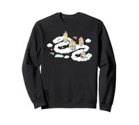 Minions Fluffy Unicorn In The Clouds Sudadera