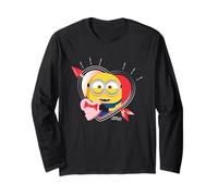 Minions Heartfelt Valentine Manga Larga