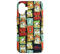 Minions Here For The Treats Panel Pattern All-Over Print Carcasa para iPhone 16 Plus