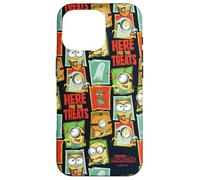 Minions Here For The Treats Panel Pattern All-Over Print Carcasa para iPhone 16 Pro