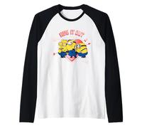 Minions Hug It out Camiseta Manga Raglan