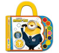 Minions. I colorelli. Valigetta con acquerelli. Ediz. a colori. Ediz. a spirale. Con 7 acquerelli, 1 pennello, 1 pastello a cera bianco e 1 sorpresa