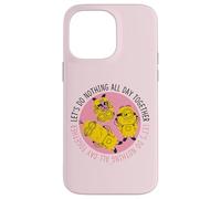 Minions Let's Do Nothing All Day Together Cute Group Shot Carcasa para iPhone 14 Pro Max