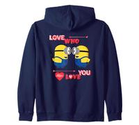 Minions Love Who You Love Sudadera con Capucha