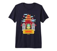 Minions Lunar New Year Dragon Temple Camiseta Premium