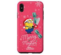 Minions Merry Mayhem Funny Holiday Carcasa para iPhone XS MAX