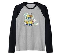 Minions & Monsters Film Crew Chaos Camiseta Manga Raglan