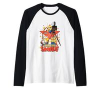 Minions & Monsters Hollywood Smile Camiseta Manga Raglan