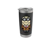 Minions Monsters Invisible Man Halloween Vaso térmico de acero inoxidable de doble pared