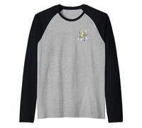 Minions & Monsters James Show Me That Smile Front & Back Camiseta Manga Raglan
